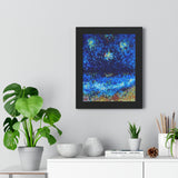 Blue Night Seascape Art Print