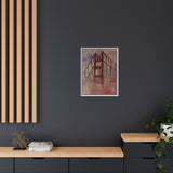 San Francisco Heights Matte Framed Canvas