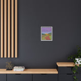 Round About Framed Matte Canvas