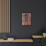 San Francisco Heights Matte Framed Canvas