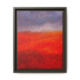 The Red Hill Matte Framed Canvas