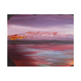 A Blended Evening Abstract Art Canvas Print