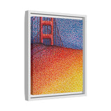 Sunny Side Bridge Matte Framed Canvas