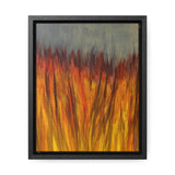 Hot Grass Shadowbox Canvas