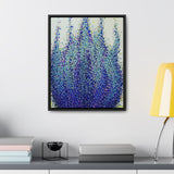 Purple Lit Gallery Shadowbox Canvas