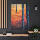 Fall Black Gallery Grade Canvas Print