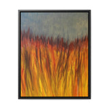 Hot Grass Shadowbox Canvas