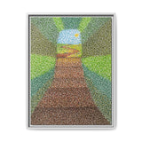 Beyond the Path Framed Matte Canvas