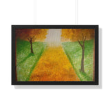 Just Ahead Framed Print