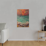 Orderly Chaos - A Rise OR Set? Series Abstract Art Canvas Print