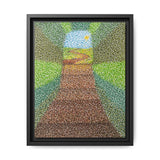 Beyond the Path Framed Matte Canvas