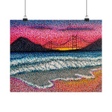 Golden Gate Sunset Poster