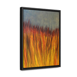 Hot Grass Shadowbox Canvas