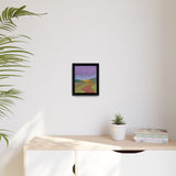 Round About Framed Matte Canvas