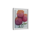 Carnation Flowers Framed Canvas