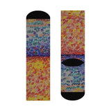Criss-Cross Cushioned Socks