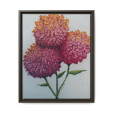 Carnation Flowers Framed Canvas