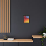 Sunny Side Bridge Matte Framed Canvas