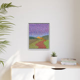 Round About Framed Matte Canvas