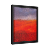 The Red Hill Matte Framed Canvas