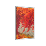 Autumn Blaze Framed Canvas Print