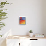 Sunny Side Bridge Matte Framed Canvas