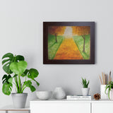 Just Ahead Framed Print