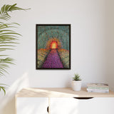 A Path Ahead Series Matte Framed Canvas