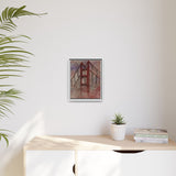San Francisco Heights Matte Framed Canvas