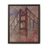San Francisco Heights Matte Framed Canvas