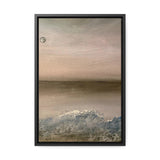 Moody Moon - Shadowbox Canvas Art Print