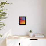 Sunny Side Bridge Matte Framed Canvas
