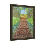 Beyond the Path Framed Matte Canvas