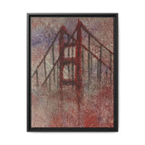 San Francisco Heights Matte Framed Canvas