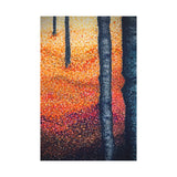 Fall Black Gallery Grade Canvas Print