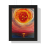 Burst Framed Poster