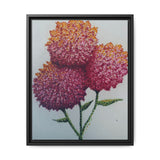 Carnation Flowers Framed Canvas