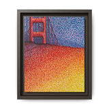 Sunny Side Bridge Matte Framed Canvas