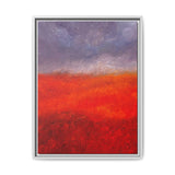 The Red Hill Matte Framed Canvas