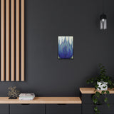 Purple Lit Gallery Shadowbox Canvas