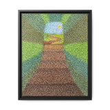 Beyond the Path Framed Matte Canvas