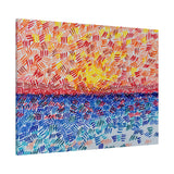Criss-Cross Gallery Grade Canvas Print