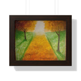Just Ahead Framed Print