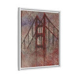 San Francisco Heights Matte Framed Canvas