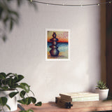 Red, White, and Balanced  - Matte Art Print