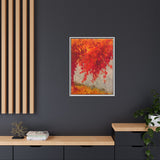 Autumn Blaze Framed Canvas Print
