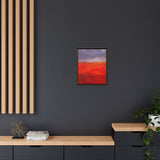 The Red Hill Matte Framed Canvas