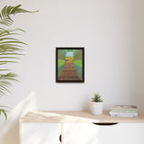 Beyond the Path Framed Matte Canvas