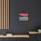 Ocean Beach Deluxe Framed Canvas Print