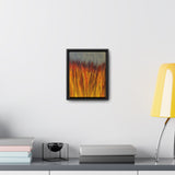 Hot Grass Shadowbox Canvas
